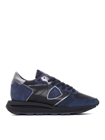 PHILIPPE MODEL BLUE TROPEZ HAUTE SNEAKERS