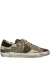 Philippe Model Camouflage-patterned Low-top Sneakers In Brown