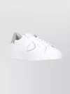 Philippe Model Casual Low Top Sneakers Logo In White