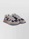 Philippe Model Casual Low Top Sneakers With Round Toe Shape In Gray