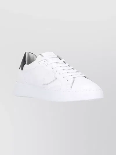 Philippe Model Casual Sneakers For Men In White