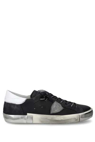 Philippe Model Classic Flat Shoes For Men In Black