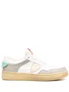 Philippe Model Colour-block Low-top Sneakers In White