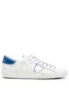 Philippe Model Distressed-effect Low-top Sneakers In White