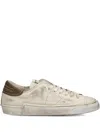Philippe Model Distressed Leather Low-top Sneakers In Neutral