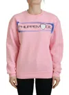 Philippe Model Pink Printed Long Sleeves Pullover Sweater