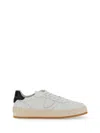 Philippe Model Elevated White Sneakers With Subtle Perforations