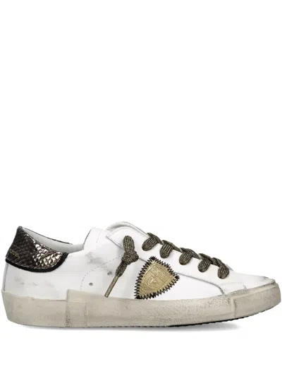 Philippe Model Embroidered Low-top Sneakers