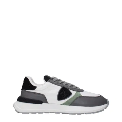 Philippe Model Fabric Men's Sneakers In White