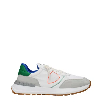 Philippe Model Fabric Men's Sneakers In White