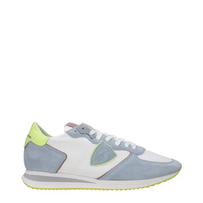 Philippe Model Fabric Men's Sneakers In White