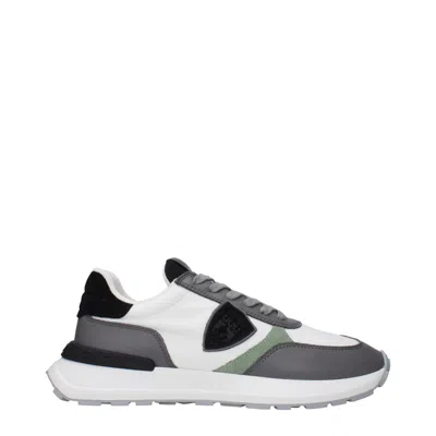 Philippe Model Fabric Men's Sneakers In White