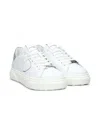 Philippe Model Glitter-embellished Sneakers In White