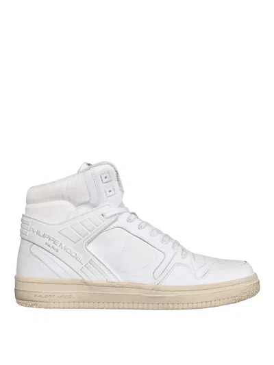 Philippe Model Great Tall Trainers In White