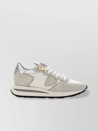 Philippe Model High Top Sneakers Almond Tip In White