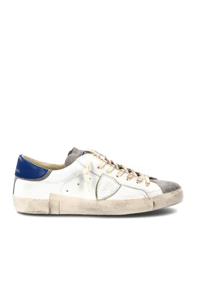 Philippe Model High-end Vintage-inspired Sneakers With 2.5 Cm Sole In White