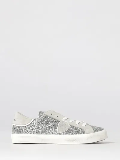 Philippe Model Junior Sneakers  Kids Color Silver In Animal Print