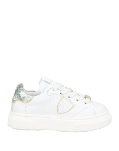 Philippe Model Babies'  Junior Toddler Girl Sneakers White Size 9.5c Leather