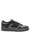 Philippe Model La Grande Leather And Suede Sneakers, Black In Multi