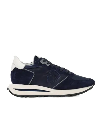 Philippe Model Lace-up Casual Sneakers In Blue
