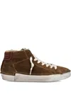 Philippe Model Casual Low Top Sneakers With Contrast Stitching In Brown