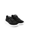 Philippe Model Lace-up Logo-patch Sneakers In Black