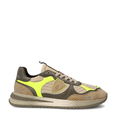 Philippe Model Lace-up Low-cut Casual Shoes In Multicolor