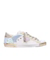 Philippe Model Lace-up Low-cut Casual Shoes In White