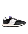 Philippe Model Logo Detailed Lace-up Sneakers In Black