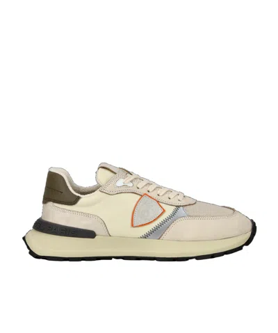 Philippe Model Laced Sneakers In Nude