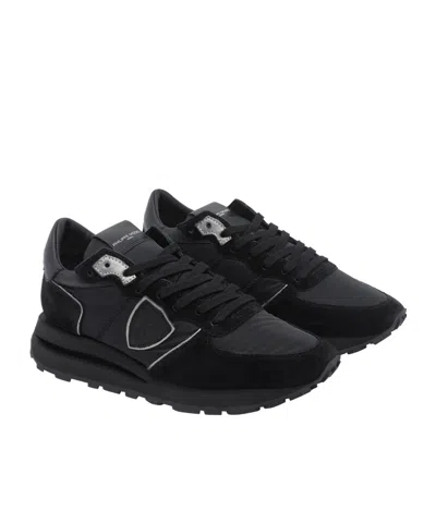 Philippe Model Tropez Haute Sneakers In Black