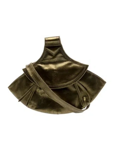Pre-owned Philippe Model Leather Evening Bag In Green