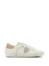 Philippe Model Sneakers Prsx Low Man Veau Cerf Lait Mud In White