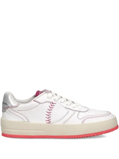 Philippe Model Leather Low-top Sneakers In White