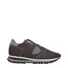 Philippe Model Leather Men's Sneakers In Gray