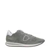 Philippe Model Leather Men's Sneakers In Green