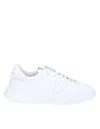Philippe Model Temple Veau Leather Sneakers In White