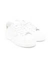 Philippe Model Logo-patch Leather Sneakers In White