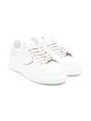 Philippe Model Leather Sneakers In White