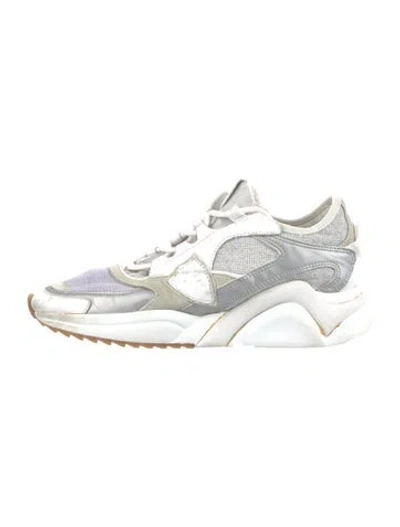 Pre-owned Philippe Model Leather Sneakers In White