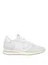 Philippe Model Low-top Sneakers  Tropez Haute Suede In White