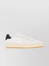 Philippe Model Leather Sneakers With Contrast Heel Tab