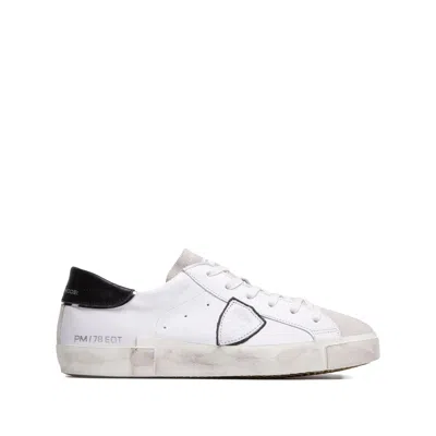 PHILIPPE MODEL LEATHER SUEDE SNEAKERS