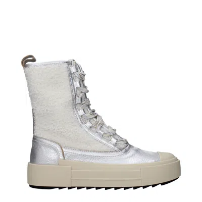Philippe Model Leather Women's Ankle In Gray