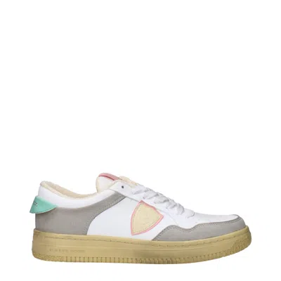 Philippe Model Leather Women's Sneakers In White