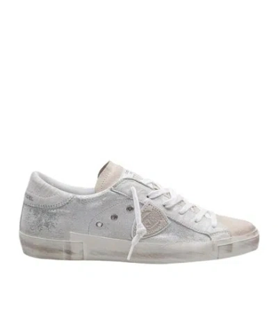 PHILIPPE MODEL PHILIPPE MODEL LOGO-PATCH LACE-UP SNEAKERS