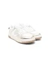 Philippe Model Logo-patch Laminated Sneakers In White