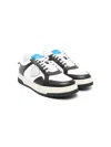 Philippe Model Logo-patch Leather Sneakers In Black