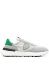 Philippe Model Logo-patch Low-top Sneakers In Grau