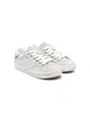 Philippe Model Logo-patch Low-top Sneakers In Grey
